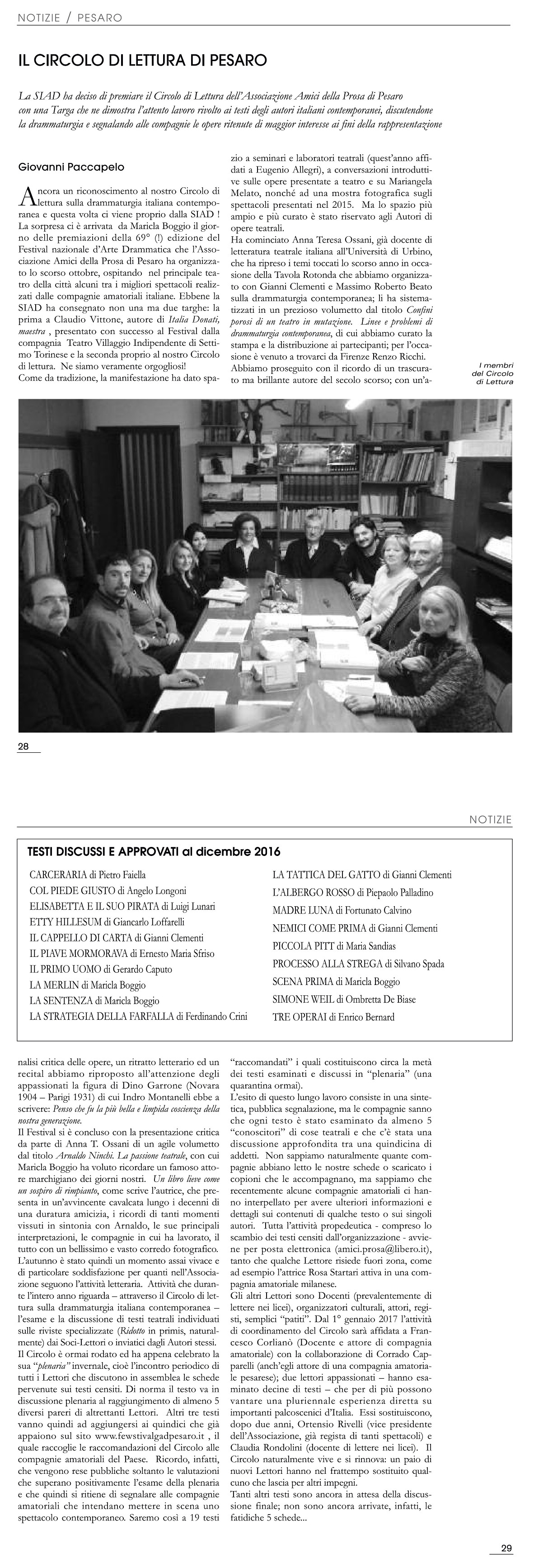 Ridotto 12-2016 attivita Circolo di Lettura di Pesaro