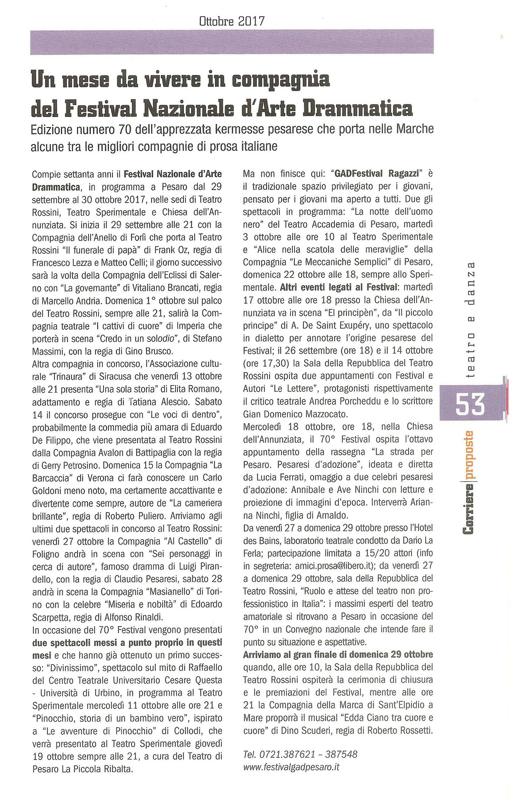 2017.10.03 Corriere proposte