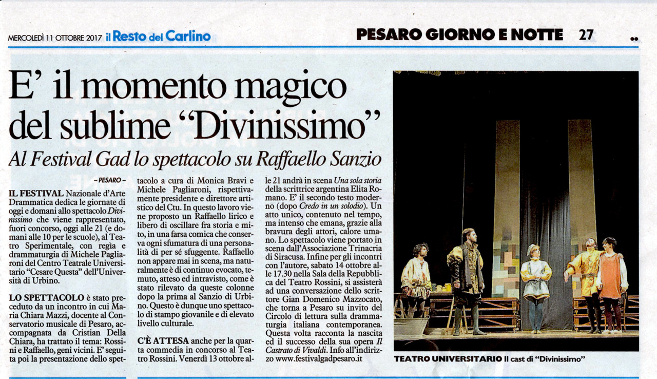 20171011 Il Resto Del Carlino