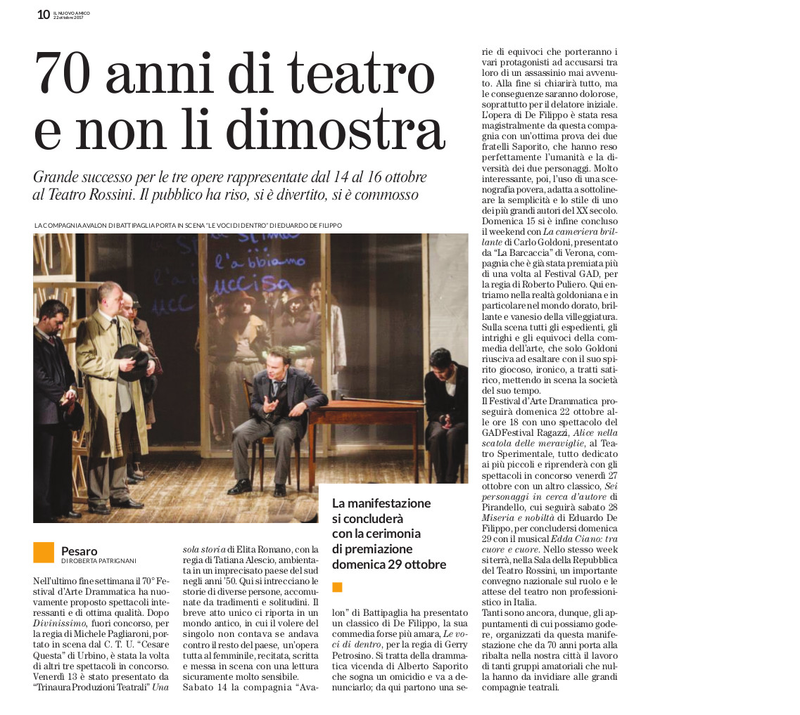 20171022 Il Nuovo Amico