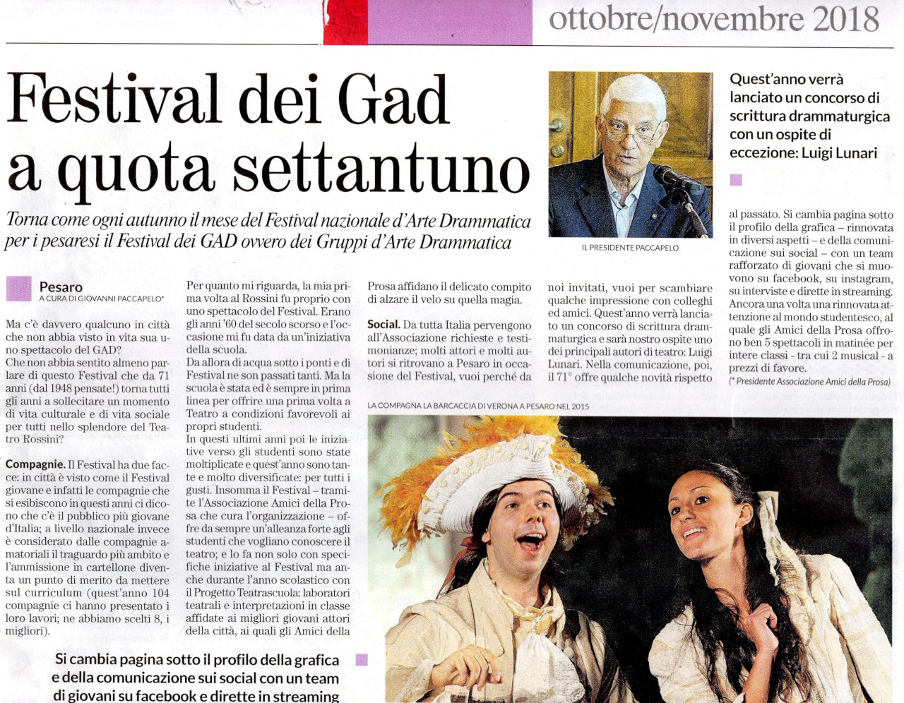 01-10-2018 Il Nuovo Amico