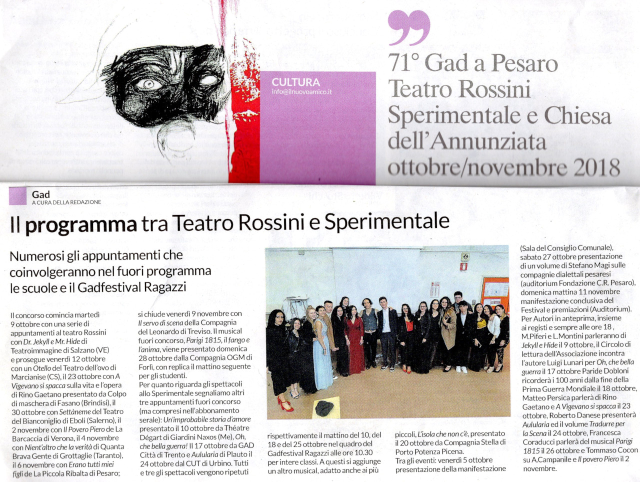 01-10-2018 Il Nuovo Amico