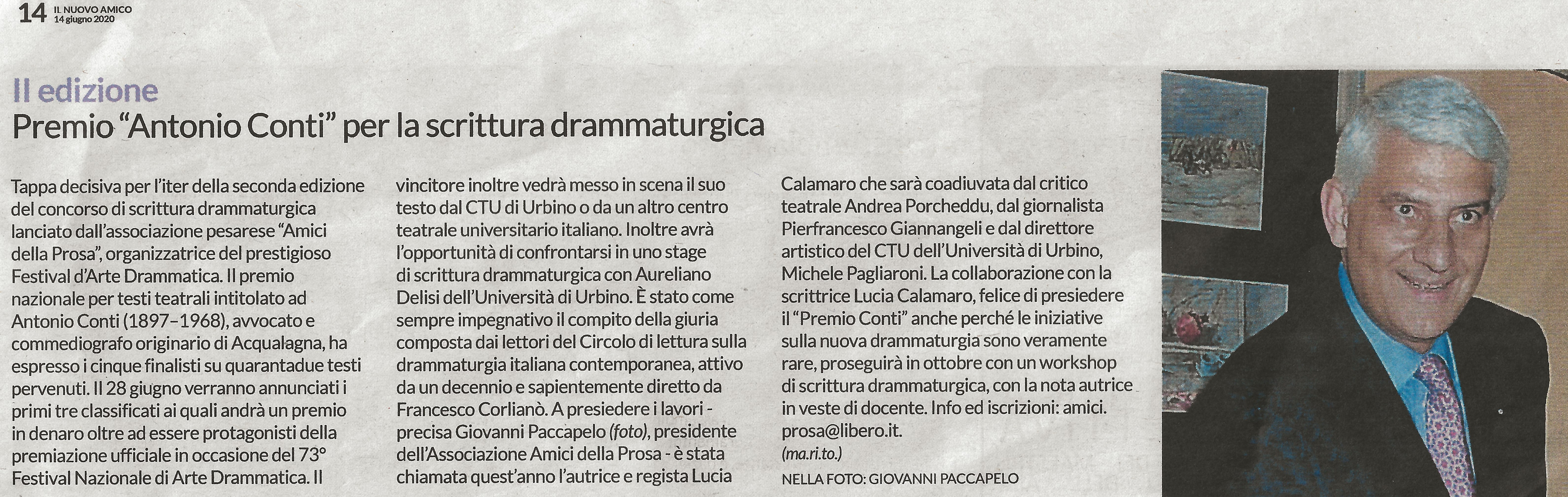 Nuovo Amico 03 05 20