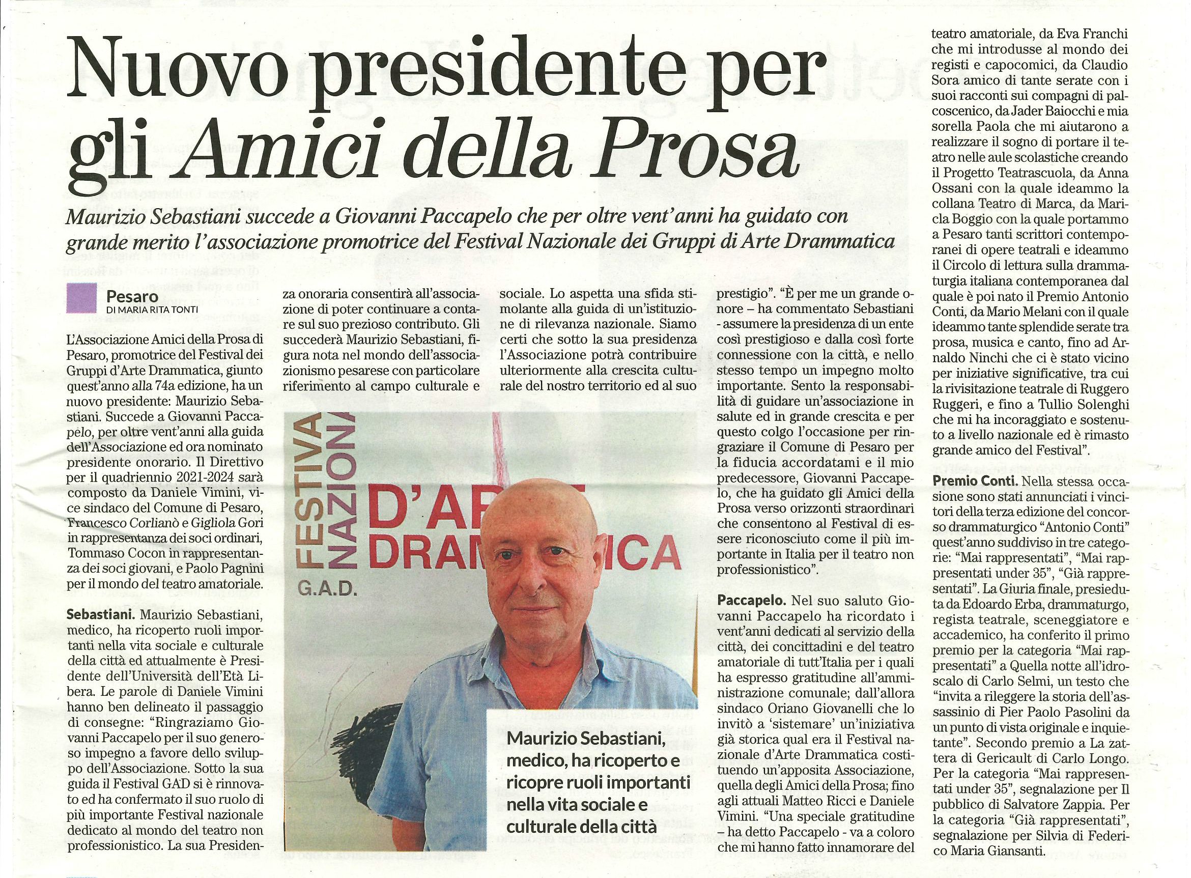 Corriere Adriatico 26.10.2020