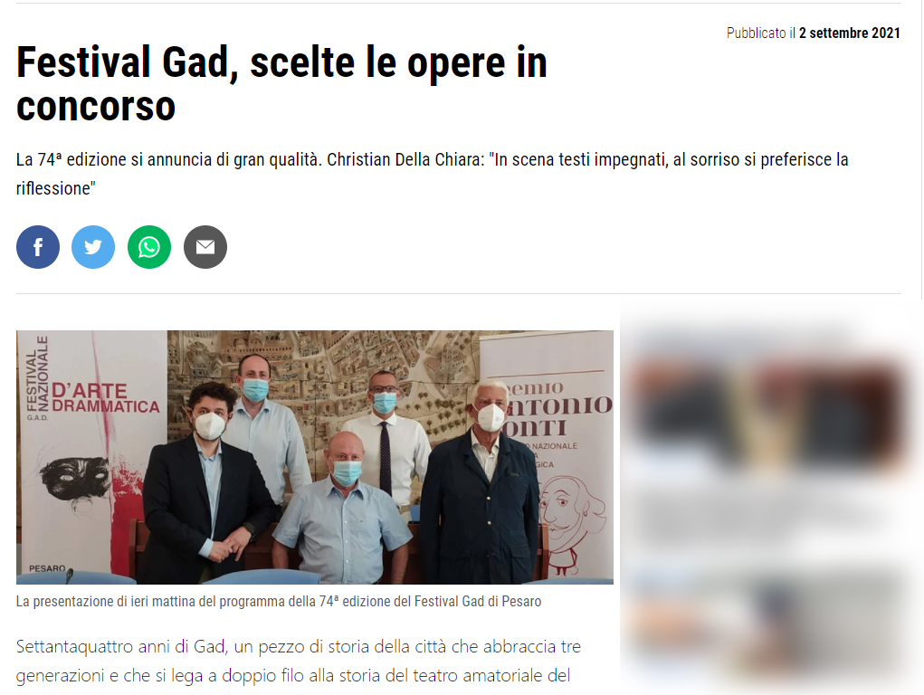 resto del carlino 2 settembre 2021